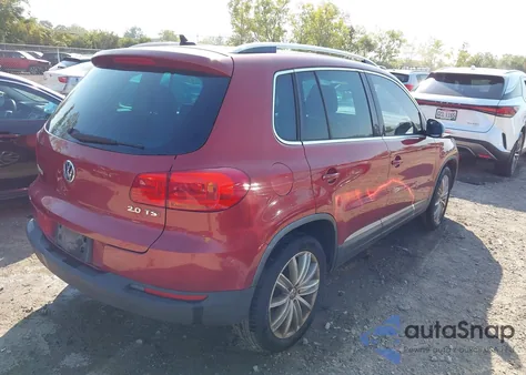 2014 Volkswagen Tiguan Sel из США, поврежденный, VIN WVGAV3AX5EW110934